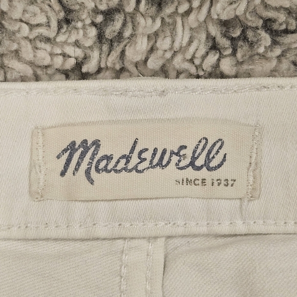 Madewell SZ 32 Pure White High Riser Skinny Ankle Stretch Jeans - Picture 3 of 13
